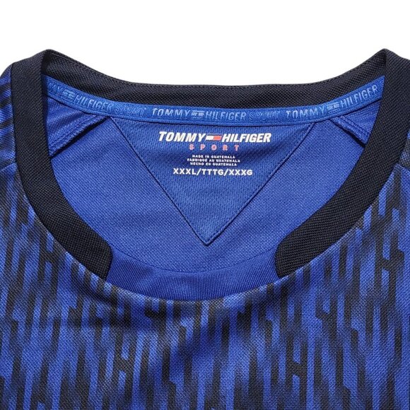 Tommy Hilfiger Men's T-Shirt Sport Wicking UV Short Sleeve Polyester‎ 3XL - Picture 8 of 11